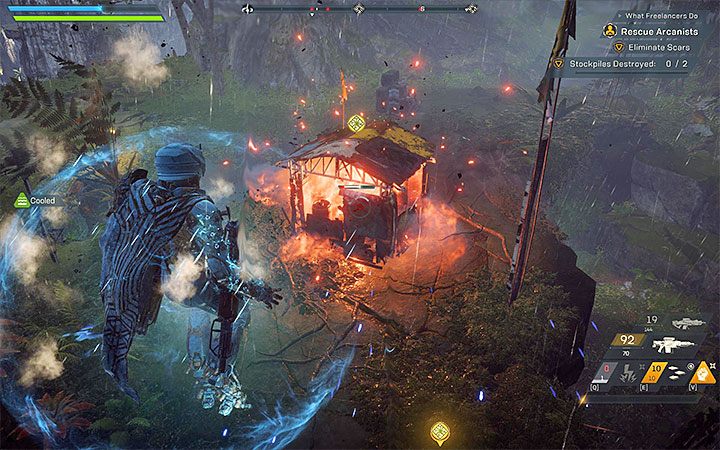 Dotrzesz docelowo do obozowiska Skarów - Freelancerzy - Misje poboczne w Anthem - Anthem - poradnik do gry