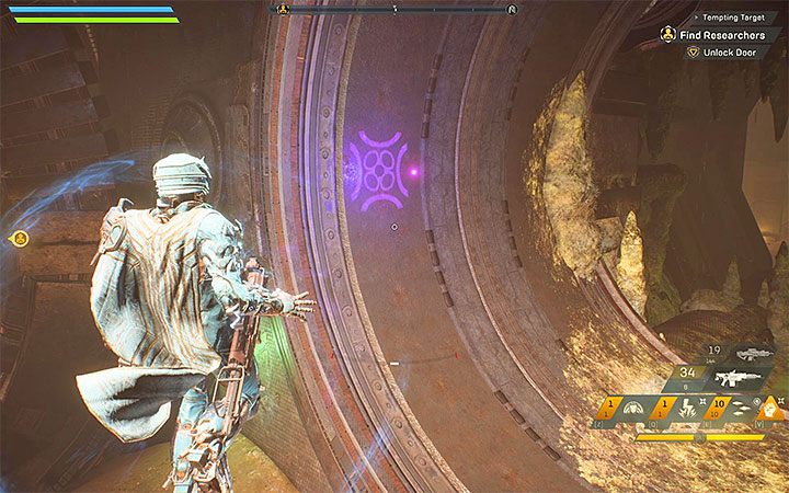 Uważaj na miny w nowo badanej części lochu, które dobrze jest niszczyć dzięki ostrzałowi z bezpiecznej odległości - Freelancerzy - Misje poboczne w Anthem - Anthem - poradnik do gry