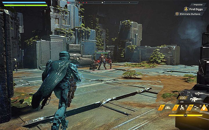 Wkrótce dotrzecie do legowiska bandytów gdzie rozpoczną się nowe walki - Freelancerzy - Misje poboczne w Anthem - Anthem - poradnik do gry