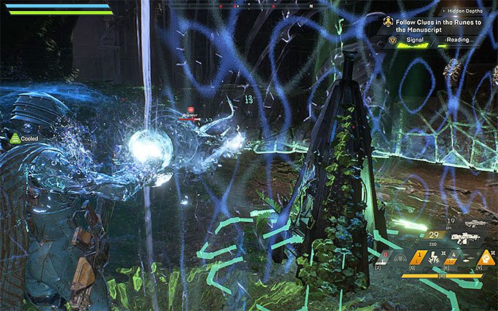 Musisz teraz rozpocząć podróż do lokacji, o której dowiedziałeś się dzięki informacjom z run - Arkaniści - Misje poboczne w Anthem - Anthem - poradnik do gry