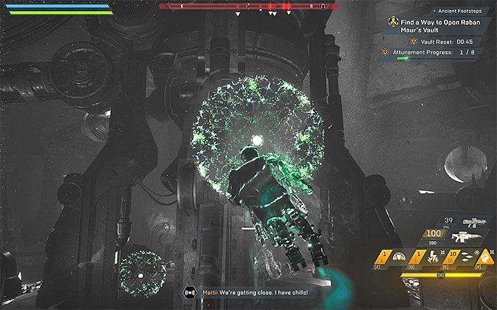 Udaj się teraz do przejścia prowadzącego do lochu The Bane Engine - Arkaniści - Misje poboczne w Anthem - Anthem - poradnik do gry