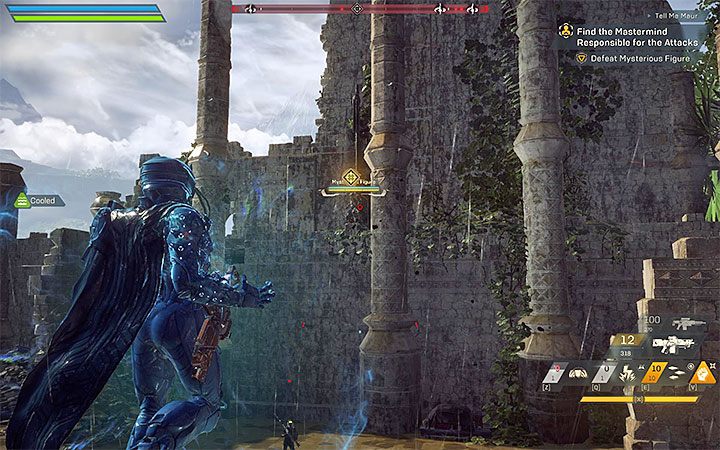 Po zniszczeniu wszystkich obiektów w bazie bandytów pojawi się mini-boss - Tajemnicza postać (Mysterious Figure) - Arkaniści - Misje poboczne w Anthem - Anthem - poradnik do gry