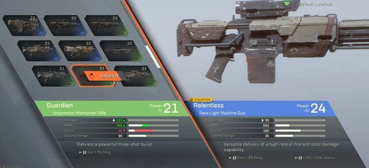 W swoim skarbcu możesz przechowywać do 250 przedmiotów (ulepszeń i broni) - Materiały rzemieślnicze - Crafting w Anthem - Anthem - poradnik do gry