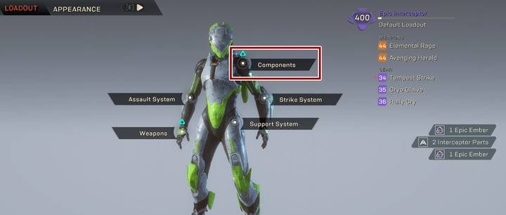 Gdy zakładasz do swojego kombinezonu nowe modyfikacje, zauważysz w górnym prawym rogu w Kuźni poziom javelina - Jak zwiększyć poziom siły javelina w Anthem? - Anthem - poradnik do gry