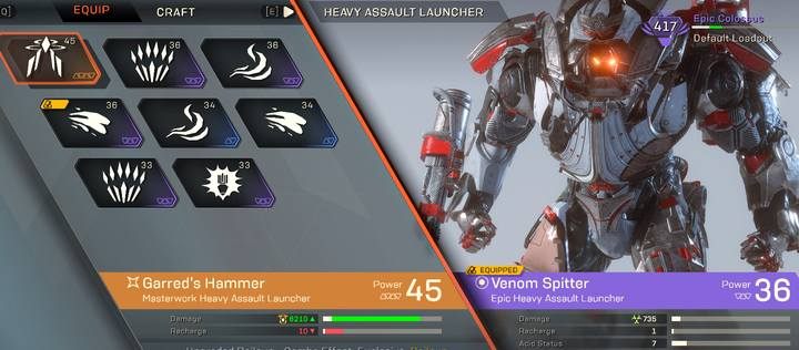 Poprzez zwiększenie mocy uzyskujesz większą efektywność bojową, lecz przede wszystkim, poprawia się szansa na lepszy drop, byś nadal mógł ulepszać swój kombinezon - Jak zwiększyć poziom siły javelina w Anthem? - Anthem - poradnik do gry