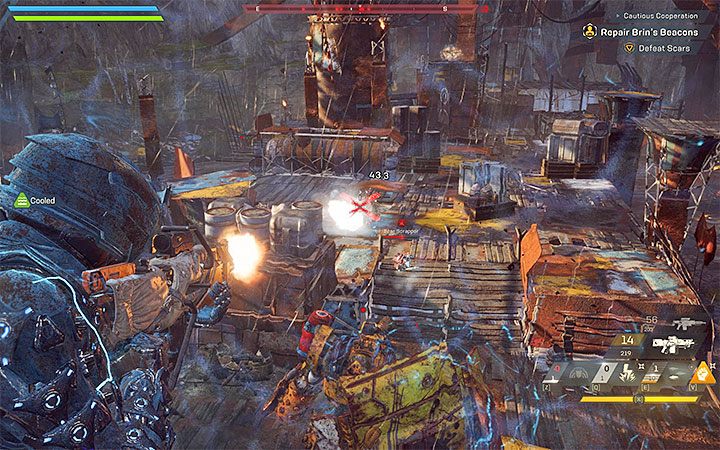 Brin zwróci się z prośbą o naprawienie urządzeń wykorzystywanych do śledzenia poczynań Skarów - Gwardziści - Sentinels - Misje poboczne w Anthem - Anthem - poradnik do gry