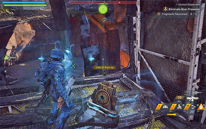 Po wyeliminowaniu przeciwników musisz zająć się zadaniem odnalezienia 4 fragmentów i dostarczenia ich (pojedynczo) do wskazanej konstrukcji - Gwardziści - Sentinels - Misje poboczne w Anthem - Anthem - poradnik do gry