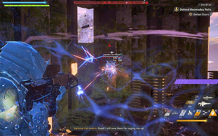 Przed Tobą seria trzech bitew do rozegrania w otoczeniu reliktu Doomsday Relic - Gwardziści - Sentinels - Misje poboczne w Anthem - Anthem - poradnik do gry