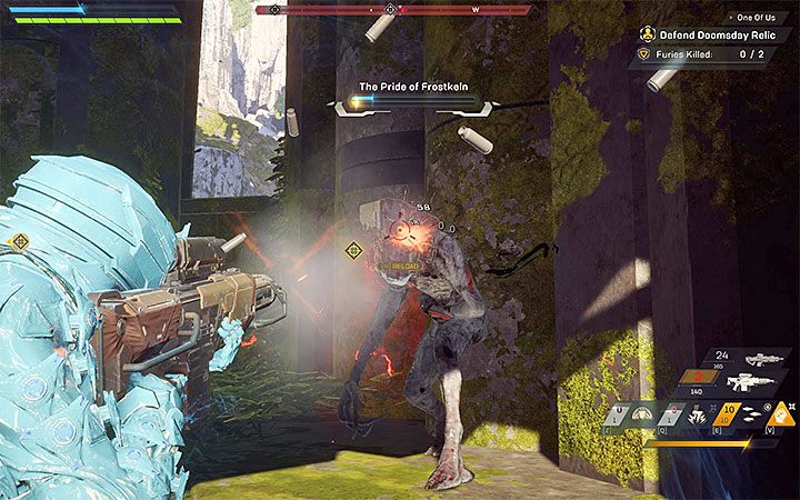 W ostatniej trzeciej bitwie do pokonania są bardzo wytrzymałe 2 furie Dominionu - Gwardziści - Sentinels - Misje poboczne w Anthem - Anthem - poradnik do gry