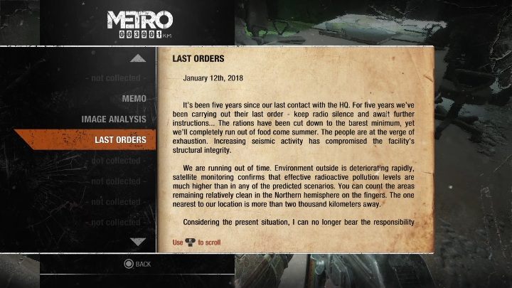 5 - Metro Exodus: Morze Kaspijskie - Dzienniki i pocztówki, mapa, lista wszystkich - Metro Exodus - poradnik do gry