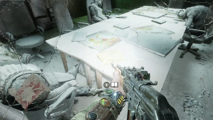 Lokalizacja: Na jednym ze stołów znajdziesz dziennik - Metro Exodus: Morze Kaspijskie - Dzienniki i pocztówki, mapa, lista wszystkich - Metro Exodus - poradnik do gry