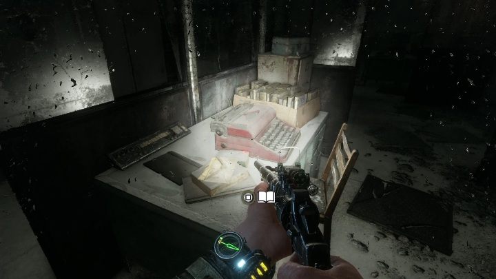 Lokalizacja: Koło maszyny do pisania znajdziesz kopertę - Metro Exodus: Morze Kaspijskie - Dzienniki i pocztówki, mapa, lista wszystkich - Metro Exodus - poradnik do gry