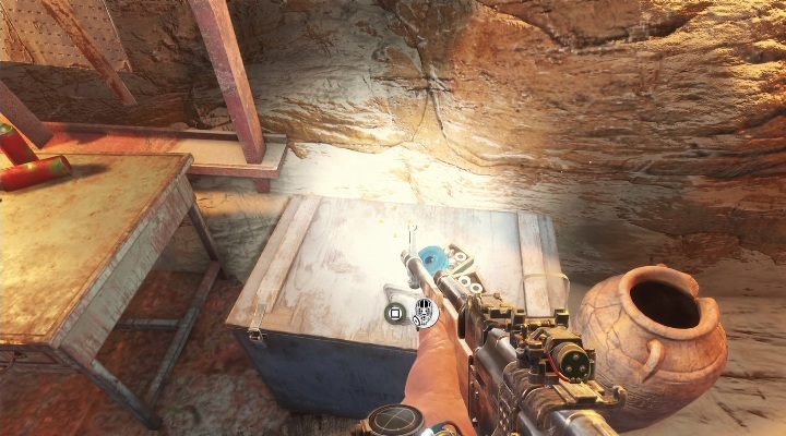 Ulepszenie to ciężko pominąć, ponieważ znajduje się koło warsztatu, miejsca do spania oraz dziennika - Metro Exodus: Morze Kaspijskie - Ulepszenia, mapa, lista - Metro Exodus - poradnik do gry