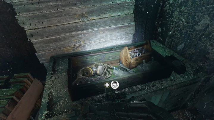 W skrzyni, na samym końcu kontenera, znajdziesz ulepszenie do maski przeciwgazowej - Metro Exodus: Wołga - Ulepszenia i ciekawe miejsca, mapa, lista - Metro Exodus - poradnik do gry