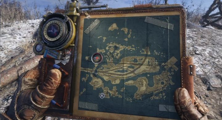 Na samym początku swojej przygody na nowej mapie możesz znaleźć kompas - Metro Exodus: Wołga - Ulepszenia i ciekawe miejsca, mapa, lista - Metro Exodus - poradnik do gry