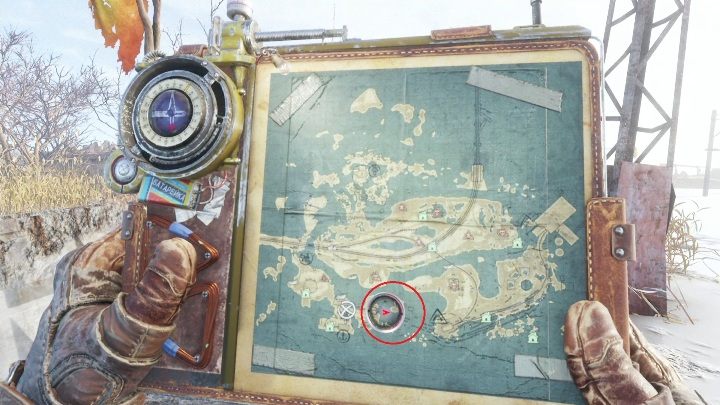 Na południe od torów są dwie małe wysepki (zaznaczone na screenie powyżej) - Metro Exodus: Wołga - Ulepszenia i ciekawe miejsca, mapa, lista - Metro Exodus - poradnik do gry