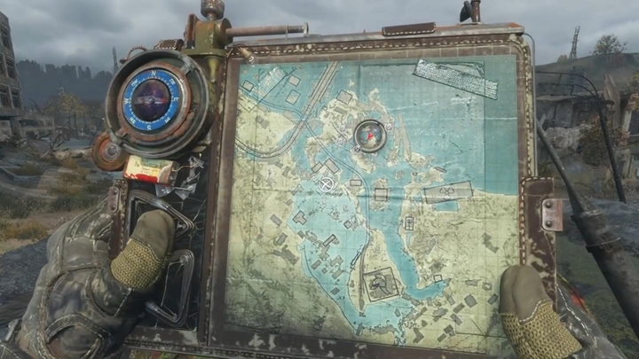 Gdy będzie po wszystkim, użyj haku i wyjdź z apartamentu - Metro Exodus Sams Story: Wizyta w apartamencie Kapitana - solucja - Metro Exodus - poradnik do gry