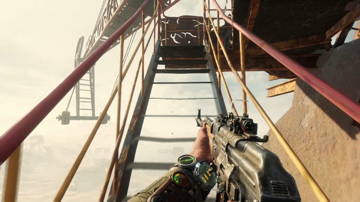 Eliminuj wszystkich wrogów i dostań się na samą górę szybu - Metro Exodus: Morze Kaspijskie - solucja, misja poboczna - Metro Exodus - poradnik do gry