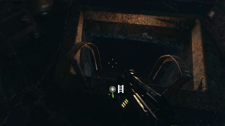 Gdy pozbędziesz się wrogów zejdź po drabinie na niższe piętro - Metro Exodus: Wewnątrz wrogiej bazy, Moskwa - solucja - Metro Exodus - poradnik do gry