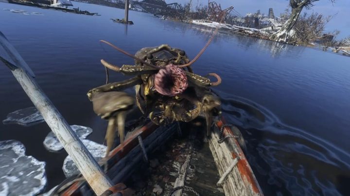 Niezależnie od wariantu, płyń łodzią z dala od cerkwi - Metro Exodus: Ucieczka z cerkwi, Wołga - solucja - Metro Exodus - poradnik do gry