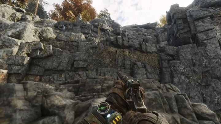 Kieruj się teraz w kierunku X na mapie - Metro Exodus: Pojmanie i wioska pionierów, Tajga - solucja - Metro Exodus - poradnik do gry