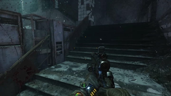 Możesz teraz dotrzeć do odblokowanego przejścia - Metro Exodus: Halucynacje i ślepe bestie, Martwe Miasto - solucja - Metro Exodus - poradnik do gry