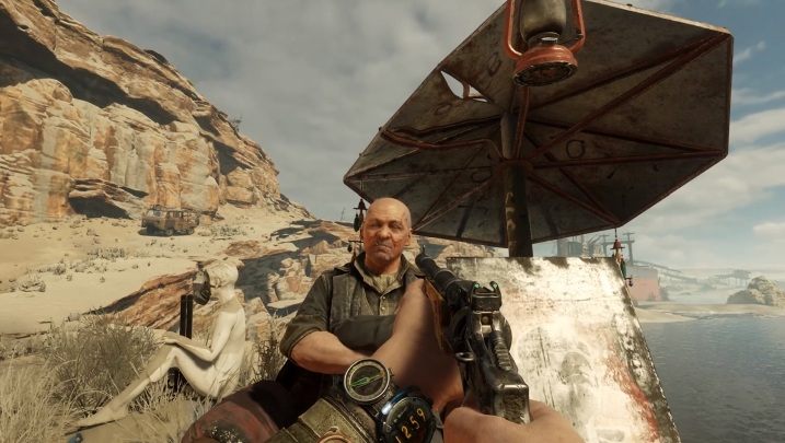 Baron opowie ci o swoich planach, o świętym płomieniu i innych ciekawostkach, a następnie będzie czekał spokojnie na to co zrobisz - Metro Exodus: Prawdziwy Baron w Morzu Kaspijskim - jak znaleźć? - Metro Exodus - poradnik do gry