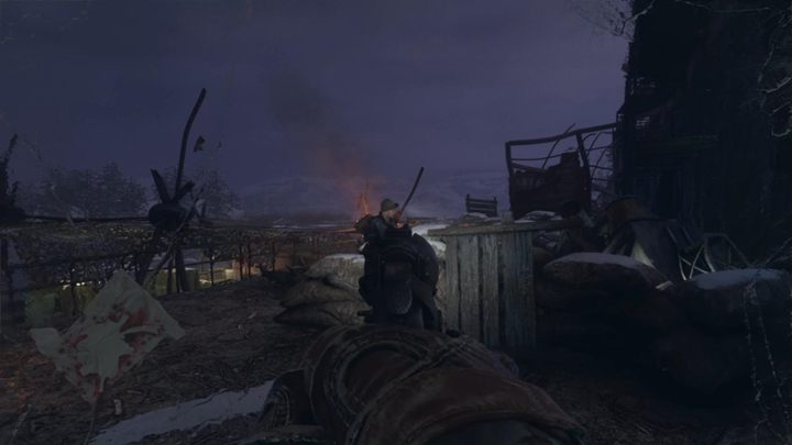 Tak naprawdę nie ma w tym wariancie większej filozofii - wystarczy, ze od początku ruszysz do walki z bandytami i zaczniesz do nich strzelać - Metro Exodus: Kradzież łodzi w porcie, Wołga - solucja - Metro Exodus - poradnik do gry