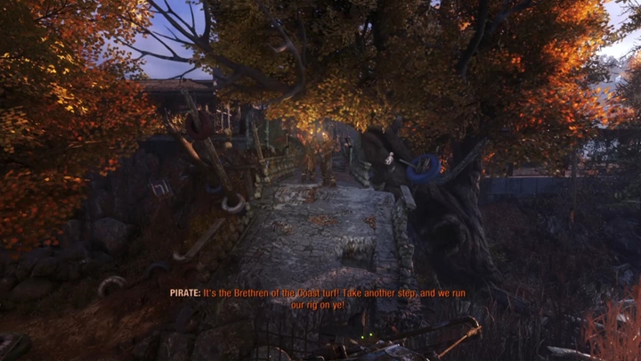 Przejdź teraz kłodą i idź w kierunku X - Metro Exodus: Pierwszy kontakt z tubylcami, Tajga - solucja - Metro Exodus - poradnik do gry