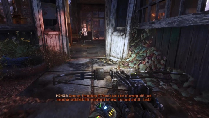 Zrób to, a trafisz do starej konstrukcji, w której rezydują pionierzy (pioneer) - Metro Exodus: Pierwszy kontakt z tubylcami, Tajga - solucja - Metro Exodus - poradnik do gry