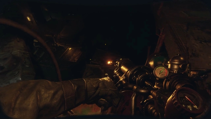 Po wstawkach zejdź z miotaczem płomieni na dół - Metro Exodus Two Colonels: Wędrówka po mapę i ślepe bestie - solucja - Metro Exodus - poradnik do gry