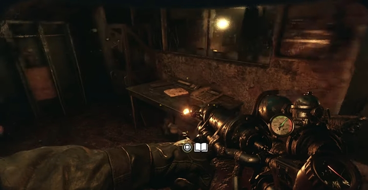 Po przywróceniu zasilania, idź za strzałkami na ścianach - Metro Exodus Two Colonels: Notatki - lista wszystkich znajdziek - Metro Exodus - poradnik do gry