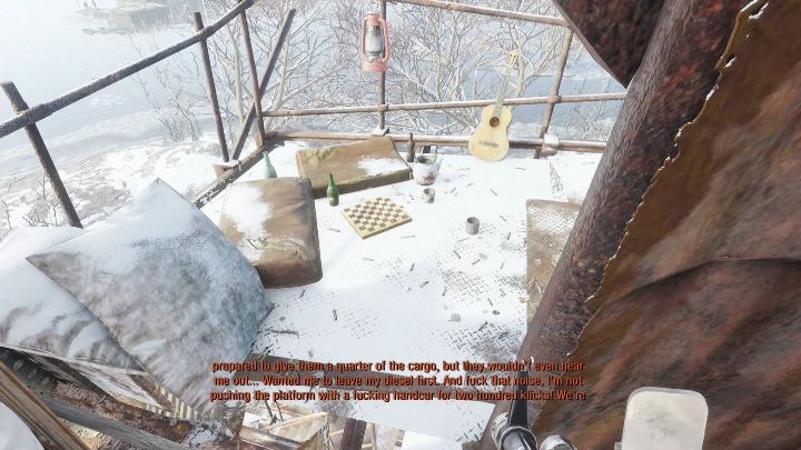Po zdobyciu gitary musisz wrócić na sam dół i zanieść ją do pociągu - Metro Exodus: Wołga - solucja, misja poboczna - Metro Exodus - poradnik do gry