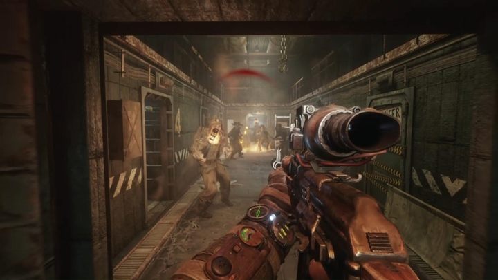 Zabij pomniejszych wrogów i schowaj się za filar - Metro Exodus: Wizyta w bunkrze, Jamantau - solucja - Metro Exodus - poradnik do gry