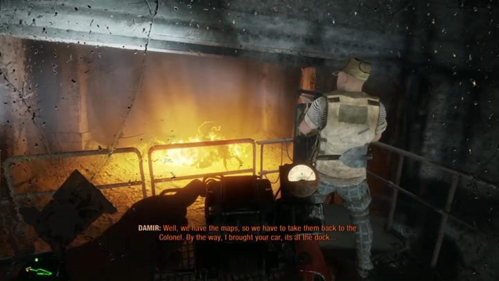 Twoim celem jest dotarcie do windy, którą znajdziesz w mijanym wcześniej pokoju z dużą ilością ekranów - Metro Exodus: Wyprawa po mapy satelitarne, Morze Kaspijskie - solucja - Metro Exodus - poradnik do gry