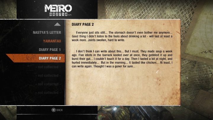 4 - Metro Exodus: Wiosna i Jamantau - Dzienniki i pocztówki, lista wszystkich - Metro Exodus - poradnik do gry