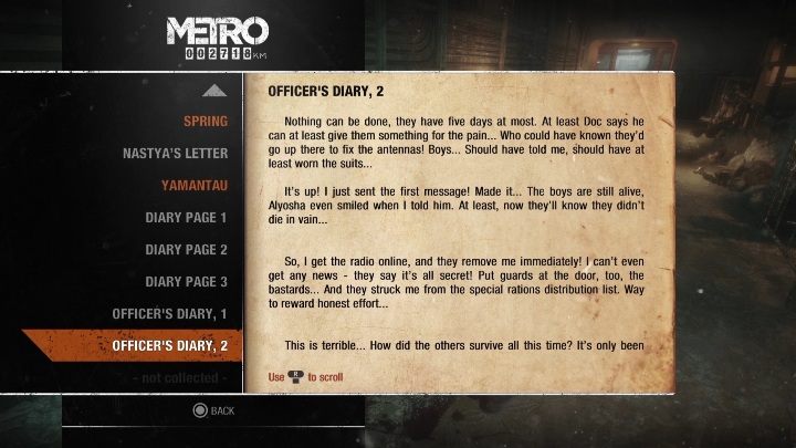 10 - Metro Exodus: Wiosna i Jamantau - Dzienniki i pocztówki, lista wszystkich - Metro Exodus - poradnik do gry