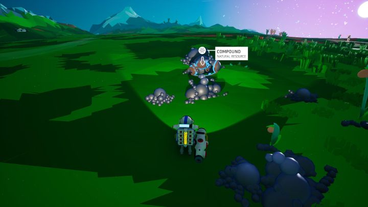 Na początku rozgrywki rozejrzyj się za tak wyglądającymi zasobami. - Porady dla początkujących w Astroneer - Astroneer - poradnik do gry