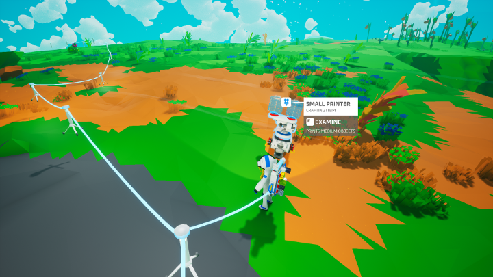 Small Printer jest podstawową drukarką do tworzenia innych przedmiotów. - 5 kroków na początku rozgrywki w Astroneer - Astroneer - poradnik do gry