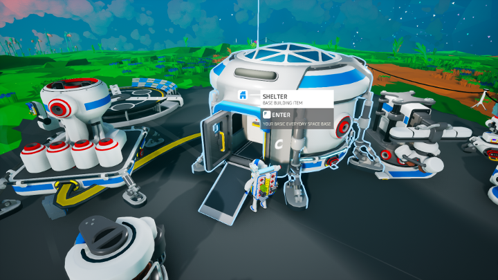 Jednym ze sposobów na zapisaniu stanu gry jest wejście do kryjówki. - Jak zapisać grę w Astroneer? - Astroneer - poradnik do gry