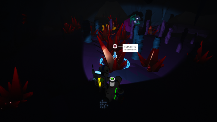 Z zasobu o nazwie Hematite wytwarza się Żelazo w Smelting Furnace. - Jak zdobyć żelazo w Astroneer? - Astroneer - poradnik do gry