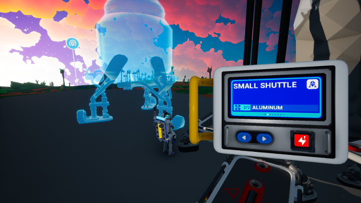Small Shuttle jest podstawowym pojazdem latającym. - Jak polecieć na inne planety w Astroneer? - Astroneer - poradnik do gry