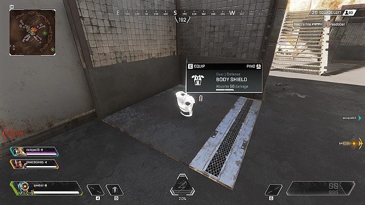 Co bardzo istotne, miejsce lądowania musi dostarczyć drużynie potrzebne przedmioty, a w szczególności broń, która będzie niezbędna do przeprowadzenia dalszej eksploracji terenu - Runda 1 - Przebieg meczu w Apex Legends - Apex Legends - poradnik do gry