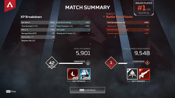 Zdobywanie punktów sezonowych w grze Apex Legends jest niezwykle proste - Nagrody sezonowe, skórki i punkty sezonowe w Apex Legends - Apex Legends - poradnik do gry