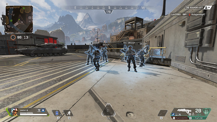 Mirage aktywuje kilka hologramów na raz i używa maskowania - Mirage - postacie w Apex Legends - Apex Legends - poradnik do gry