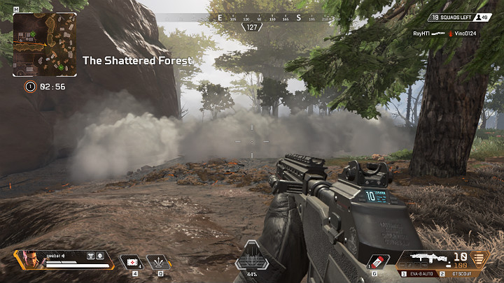 Wyrzutnia dymu jest niezwykle przydatną bronią zarówno w ofensywie, jak i w defensywie - Bangalore - postacie w Apex Legends - Apex Legends - poradnik do gry