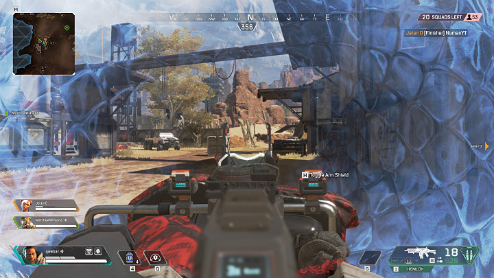 Bardzo przydatna zdolność, która aktywuje tarczę balistyczną w momencie korzystania z celownika broni - Gibraltar - postacie w Apex Legends - Apex Legends - poradnik do gry