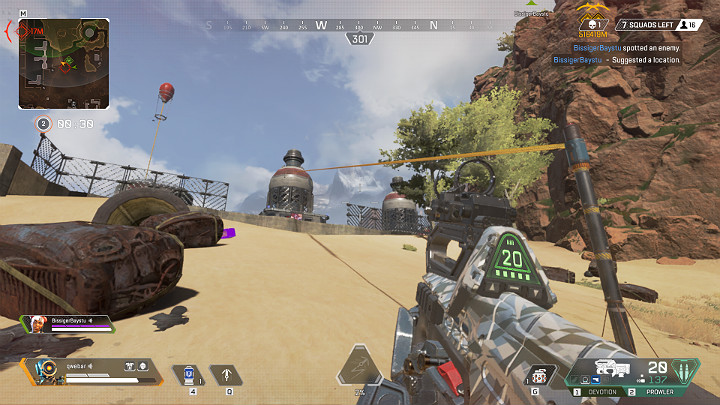 Pathfinder może wystrzelić linę zip z której będą mogli skorzystać wszyscy Gracze - Pathfinder - postacie w Apex Legends - Apex Legends - poradnik do gry