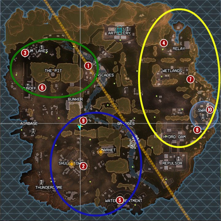 Najlepszym sposobem na przywołanie potwora z Loch Ness w grze Apex Legends jest rozdzielenie się na mapie Królewskiego Kanionu - Gdzie znaleźć potwora z Loch Ness w Apex Legends? - Apex Legends - poradnik do gry