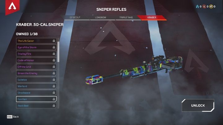 Wśród karabinów snajperskich znajdziesz G7 SCOUT, LONGBOW, TRIPLE TAKE oraz KRABER - Najlepsze bronie w Apex Legends - Apex Legends - poradnik do gry